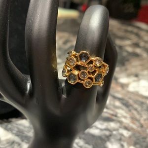 Stella & Dot Gemmed Ring size 7